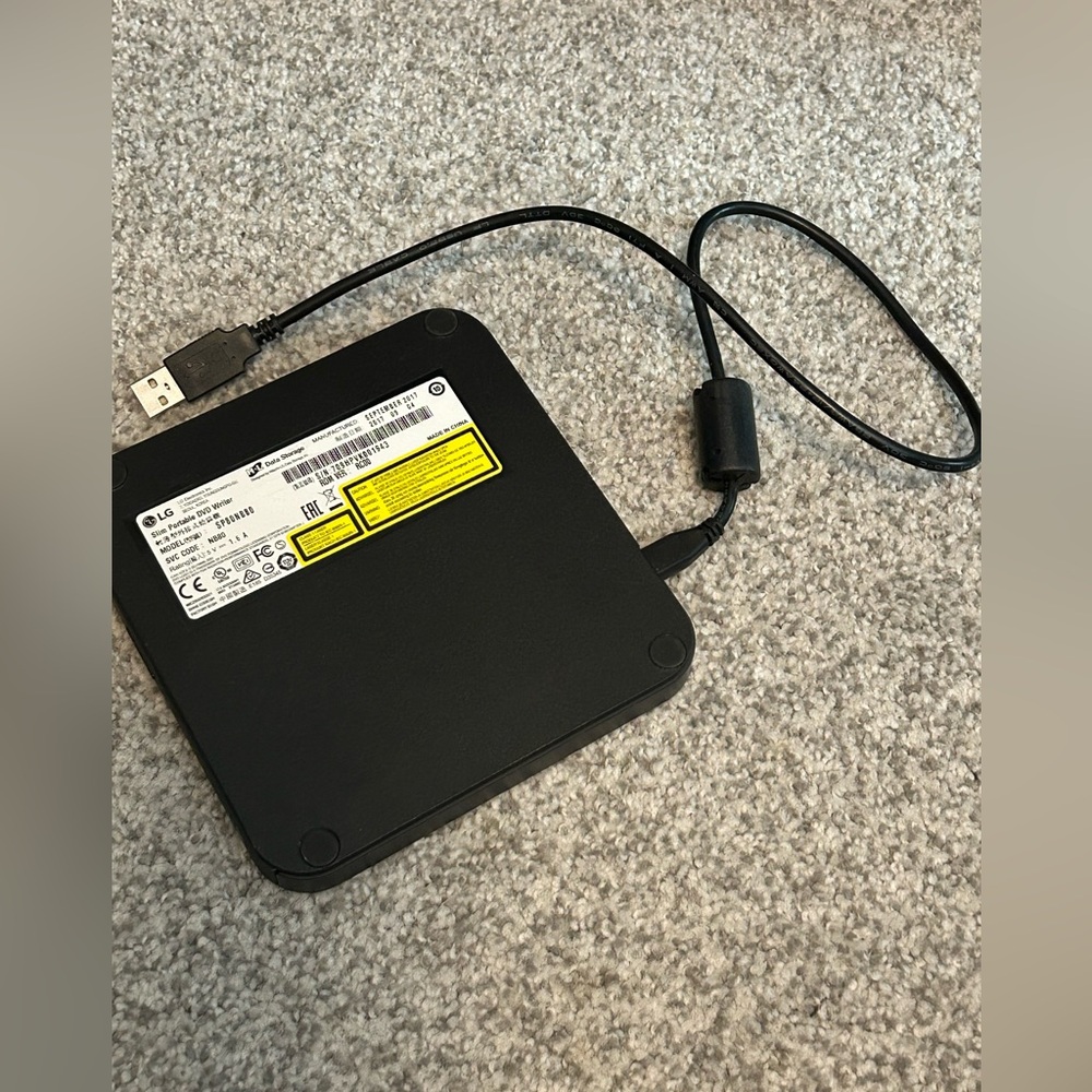 LG External Slim Portable DVD CD Writer USB portable drive cable replacement